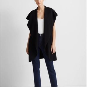BRAND NEW Club Monaco Delaynee Vest - Black - Size M/L